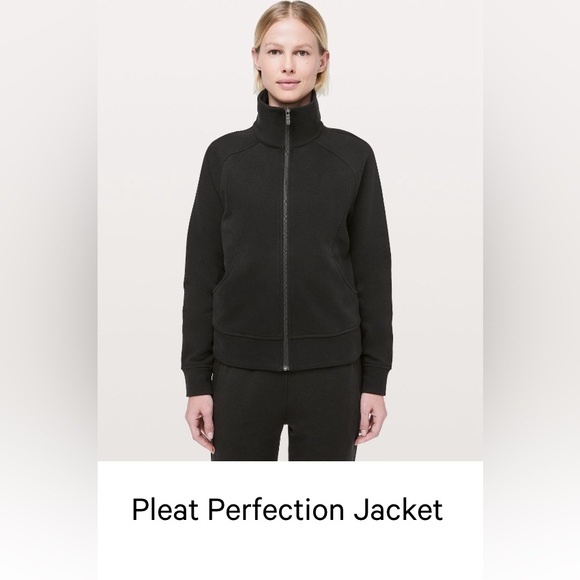 Lululemon Pleat Perfection Jacket Black (Sz 8) - Picture 1 of 4